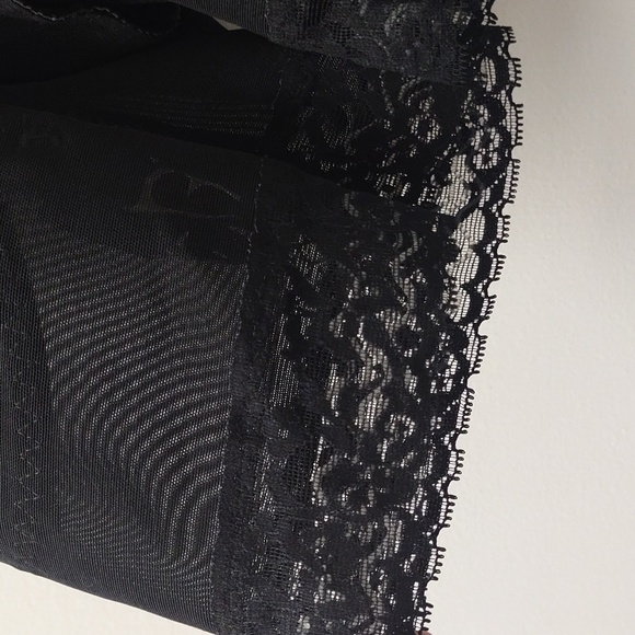 NEW Rago Breathable Hourglass High Waist Zipper Shaper Lace Shorts 6201 Black - Picture 6 of 7